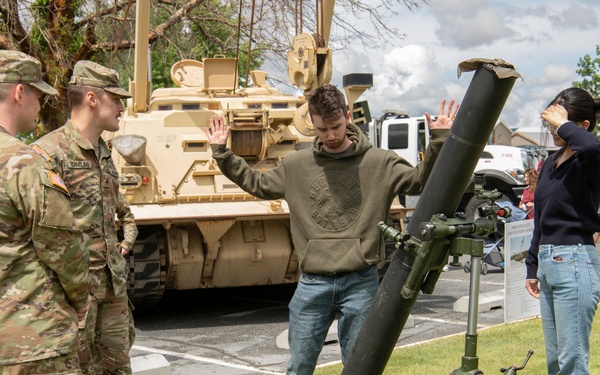 Armed Forces Day celebration at the Rees Training Center