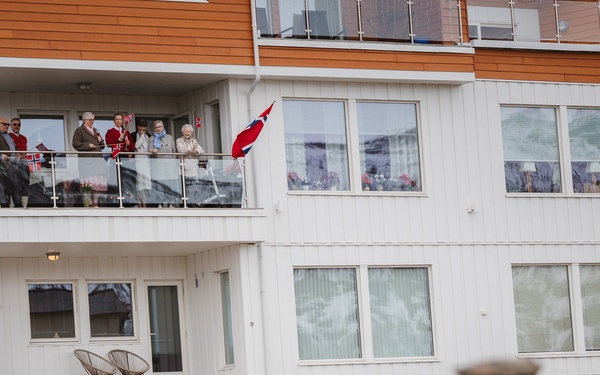 U.S. Marines participate in Norwegian Constitution Day Parade