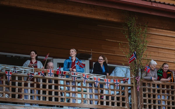 U.S. Marines participate in Norwegian Constitution Day Parade