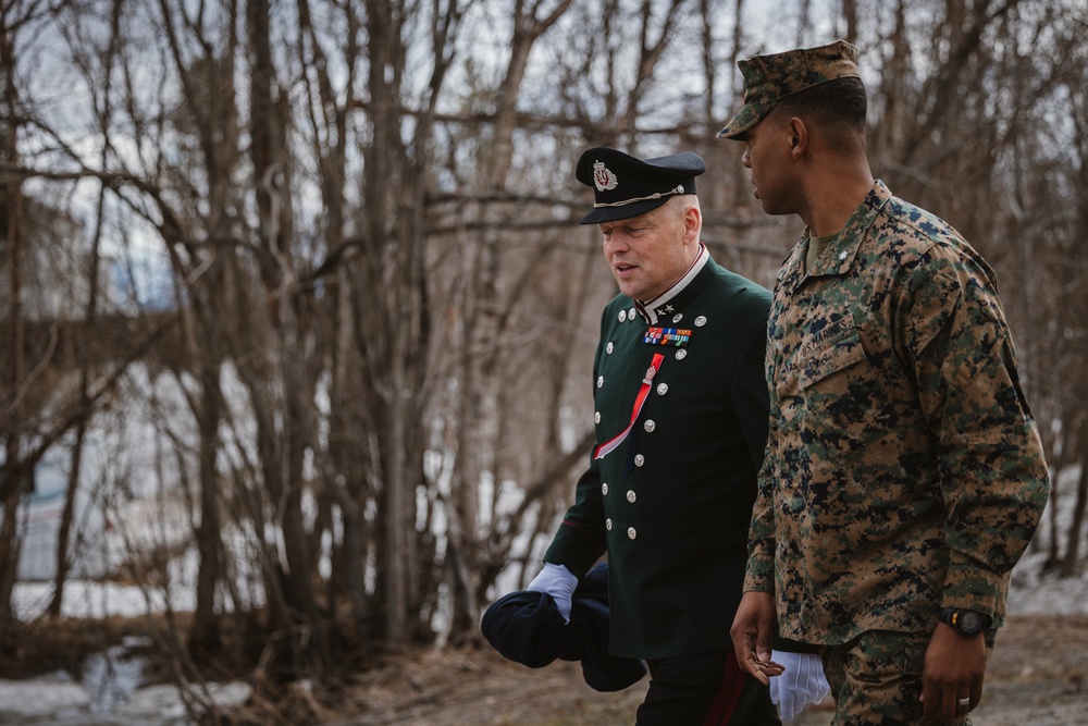 U.S. Marines participate in Norwegian Constitution Day Parade