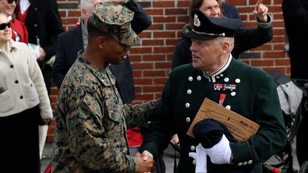 U.S. Marines participate in Norwegian Constitution Day Parade