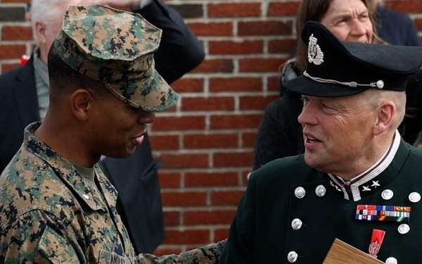 U.S. Marines participate in Norwegian Constitution Day Parade