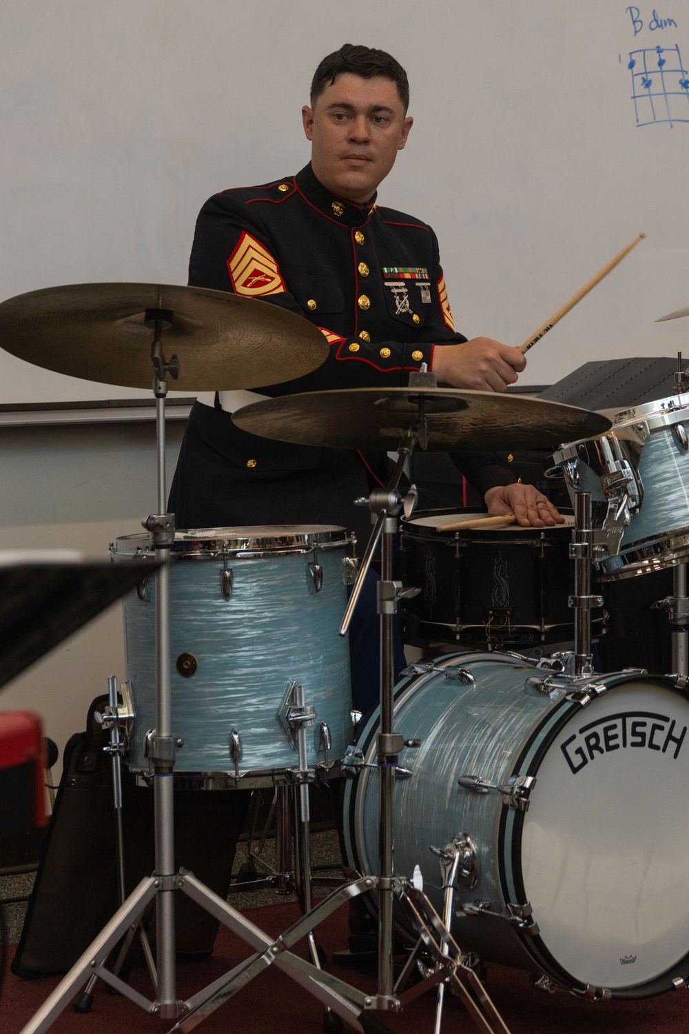 LAFW 25: 3rd MAW Band Visits Hawthorne High School