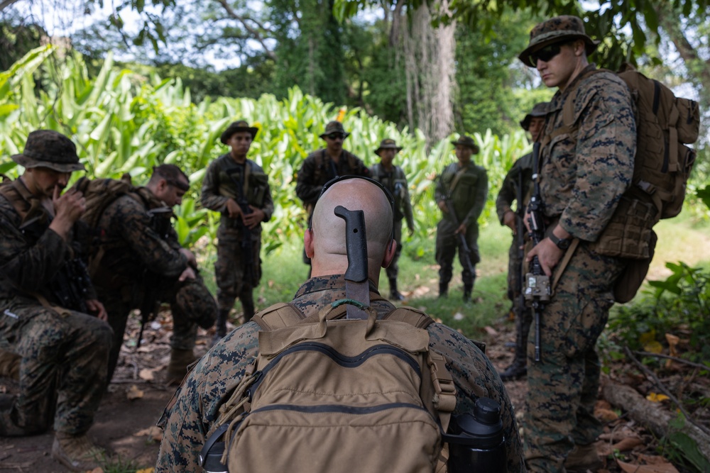 Marines instruct Guatemalan Paracaidistas in ambush tactics
