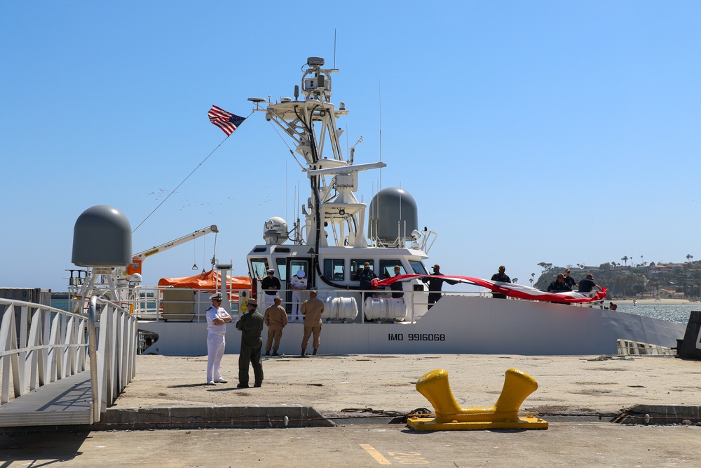 Overlord Unmanned Surface Vessel Mariner arrives for LAFW 2025
