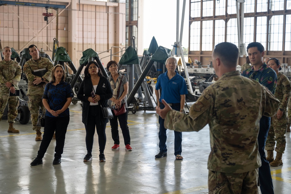 15th Maintenance Squadron honorary commanders’ tour