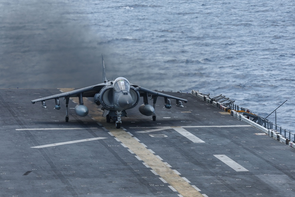 VMA 223 Conducts Flight Operations on USS Iwo Jima