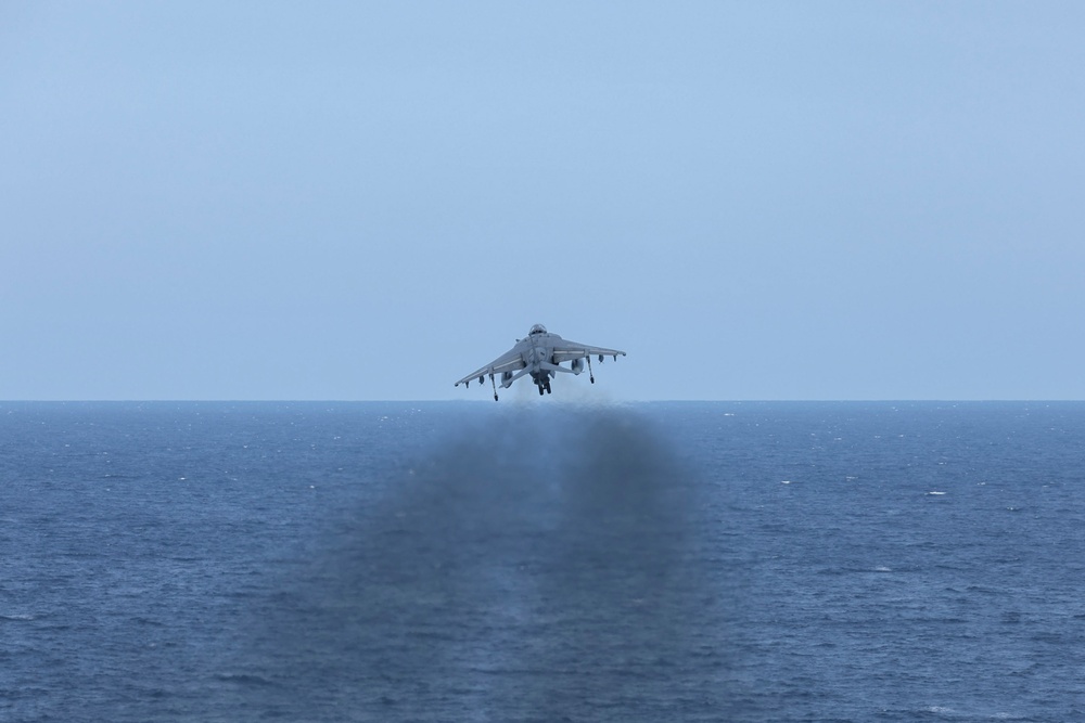 VMA 223 Conducts Flight Operations on USS Iwo Jima