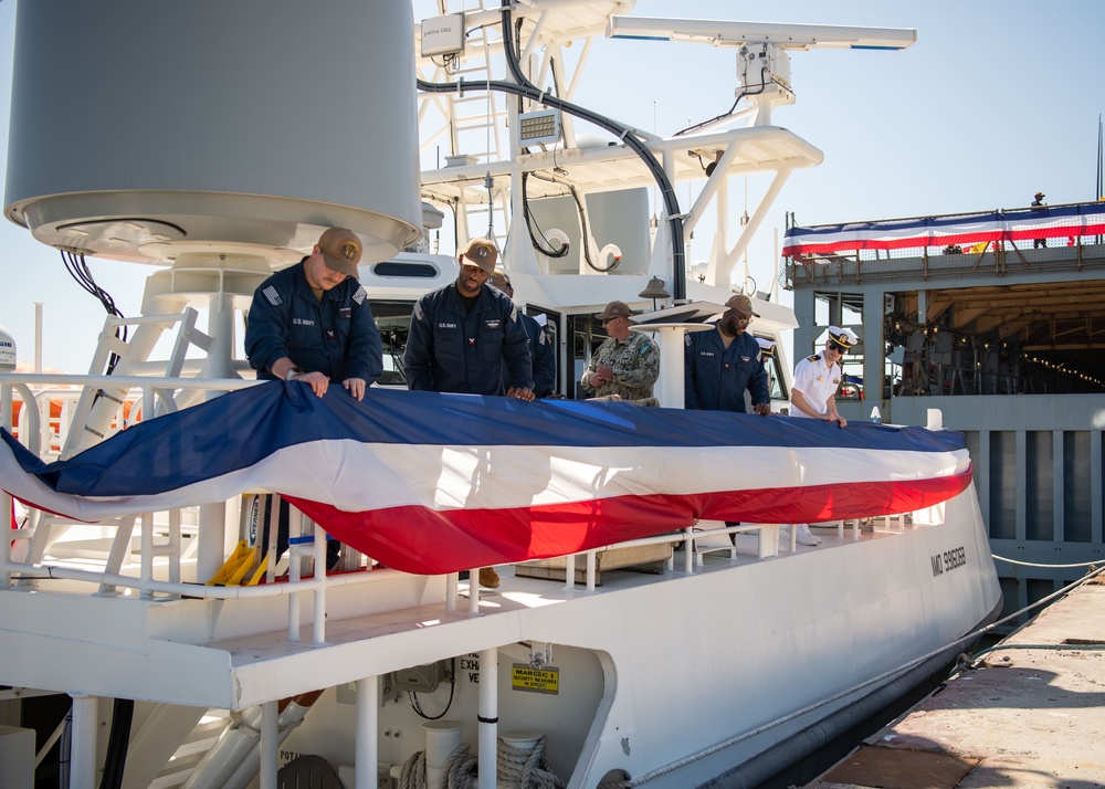 Overlord Unmanned Surface Vessel Mariner arrives for LAFW 2025