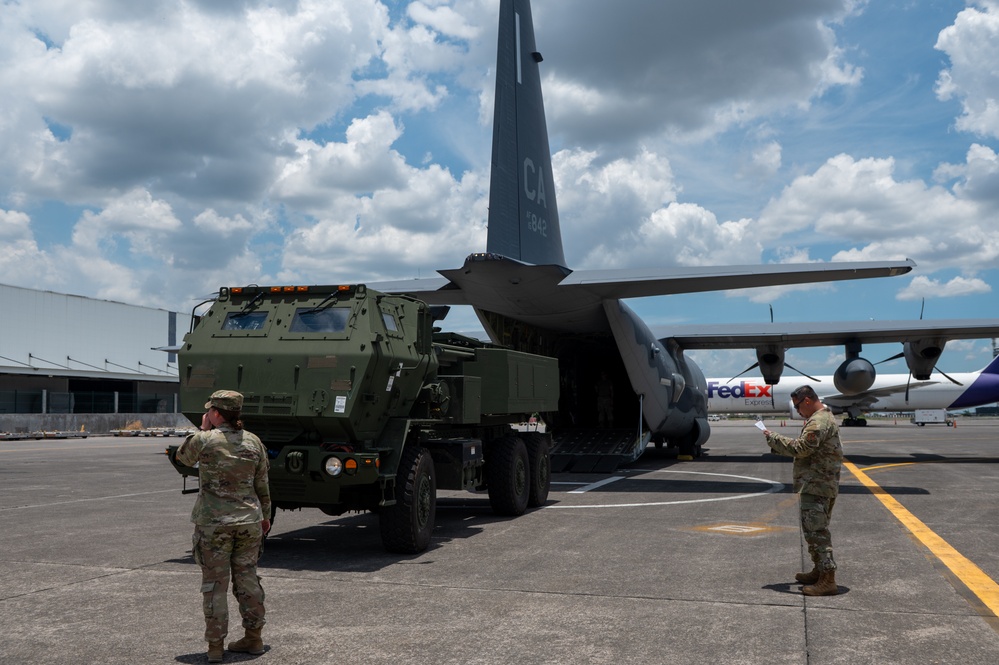 Balikatan 25: 129th Rescue Wing HIMARS Transport