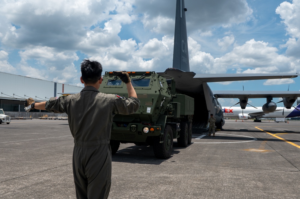 Balikatan 25: 129th Rescue Wing HIMARS Transport