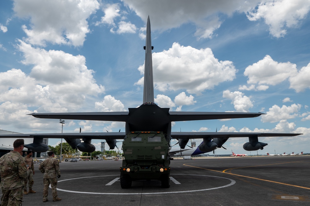 Balikatan 25: 129th Rescue Wing HIMARS Transport