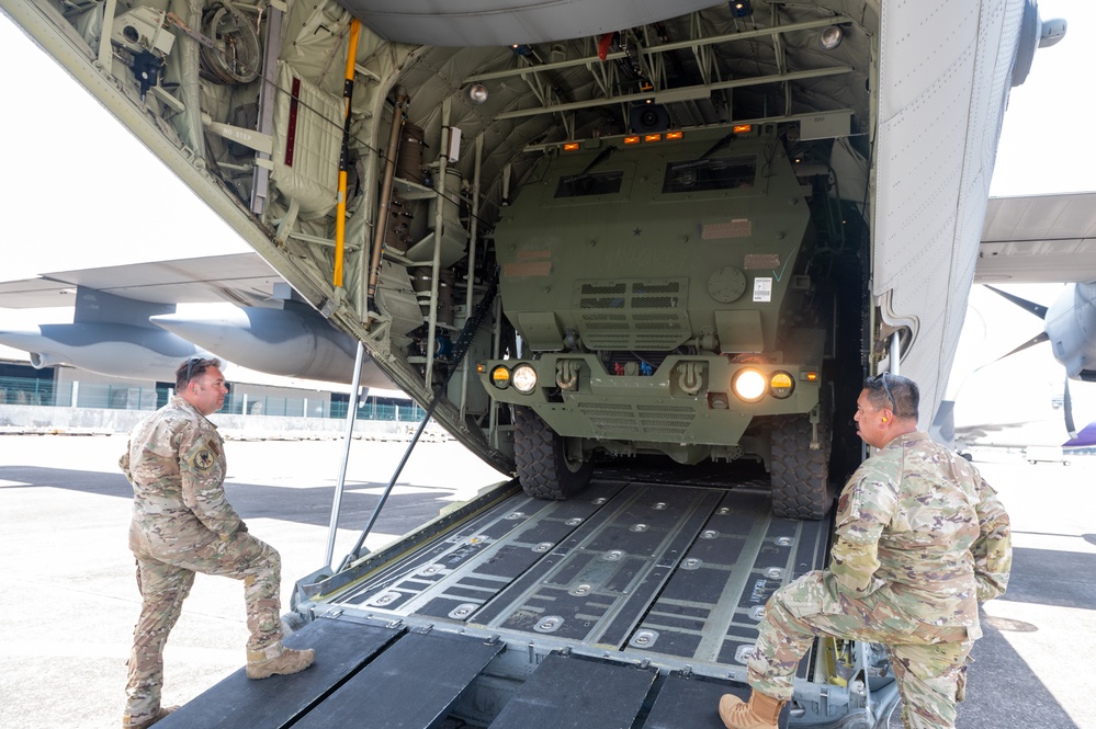 Balikatan 25: 129th Rescue Wing HIMARS Transport