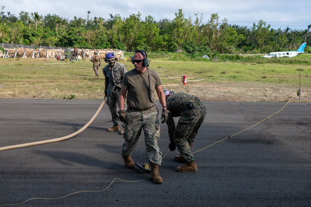 Balikatan 25: 129th Rescue Wing Utilizing FARP