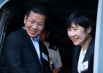 Japan Joint Staff tours CV-22 at Yokota
