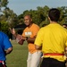 MRF-D 25.3: Marines play flag football with students at Darwin Middle School
