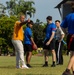 MRF-D 25.3: Marines play flag football with students at Darwin Middle School