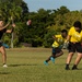 MRF-D 25.3: Marines play flag football with students at Darwin Middle School