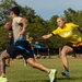 MRF-D 25.3: Marines play flag football with students at Darwin Middle School