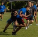 MRF-D 25.3: Marines play flag football with students at Darwin Middle School