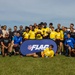 MRF-D 25.3: Marines play flag football with students at Darwin Middle School