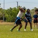 MRF-D 25.3: Marines play flag football with students at Darwin Middle School