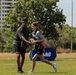 MRF-D 25.3: Marines play flag football with students at Darwin Middle School