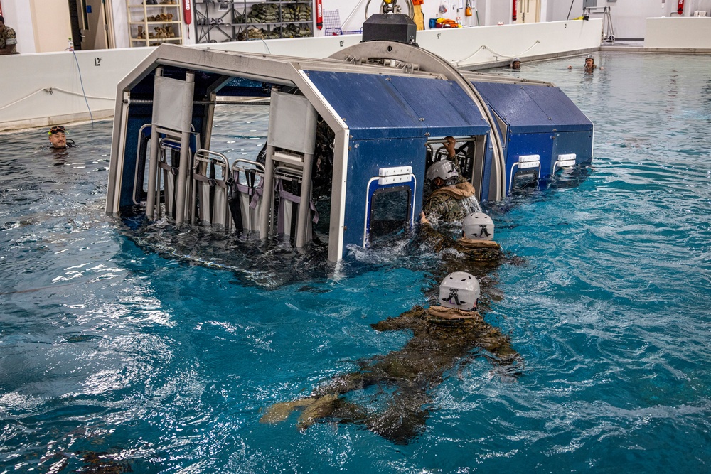 VMFA-214 Underwater Egress Training at USAG Humphreys