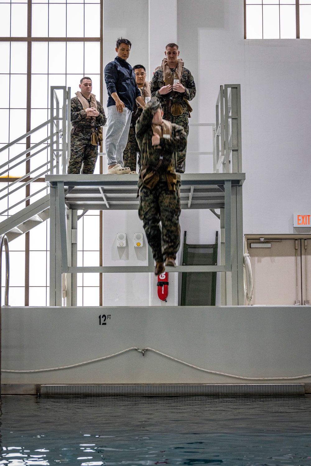 VMFA-214 Underwater Egress Training at USAG Humphreys