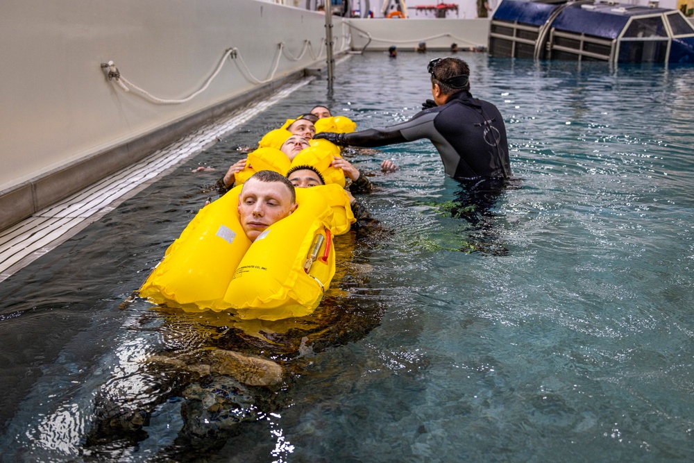 VMFA-214 Underwater Egress Training at USAG Humphreys