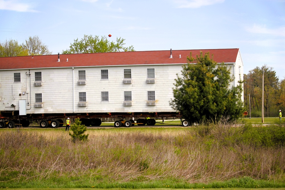 Fifth World War II-era barracks moved at Fort McCoy in May 2025; completes historical effort to save 80-year-old buildings