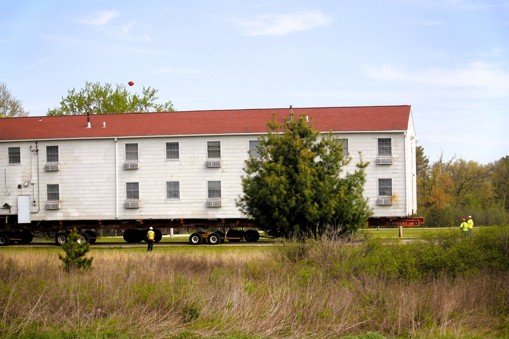 Fifth World War II-era barracks moved at Fort McCoy in May 2025; completes historical effort to save 80-year-old buildings