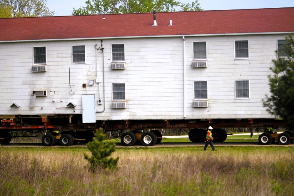 Fifth World War II-era barracks moved at Fort McCoy in May 2025; completes historical effort to save 80-year-old buildings