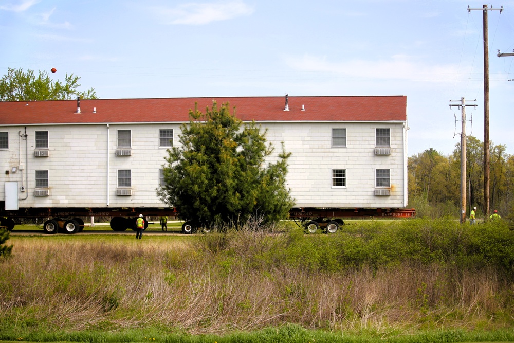 Fifth World War II-era barracks moved at Fort McCoy in May 2025; completes historical effort to save 80-year-old buildings