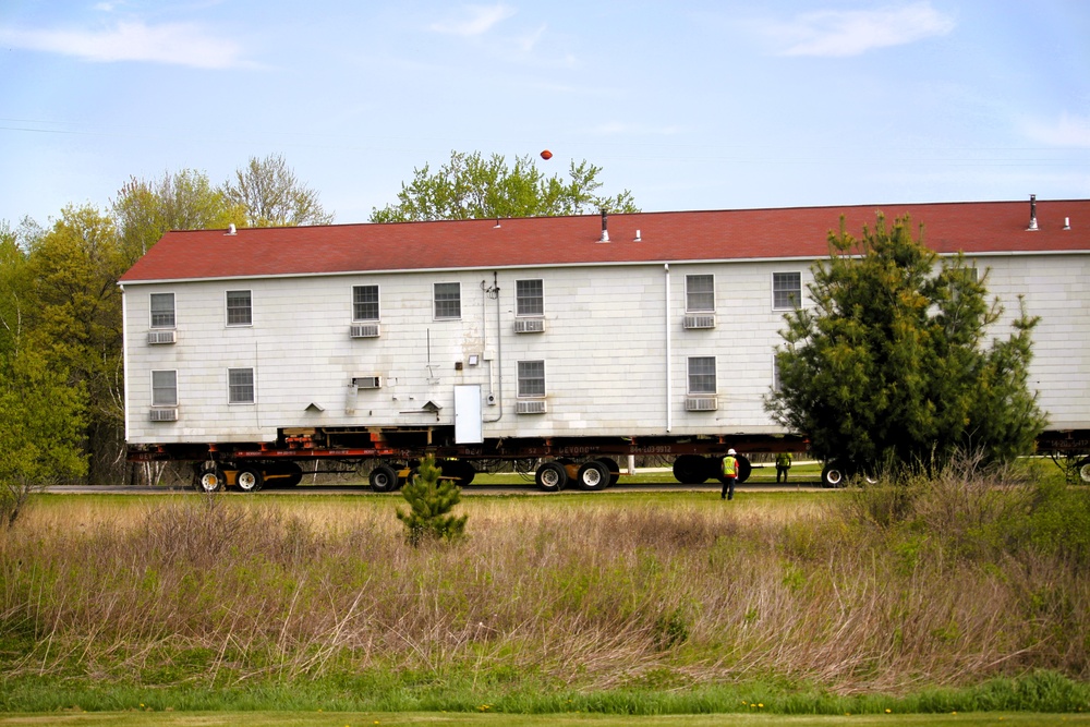 Fifth World War II-era barracks moved at Fort McCoy in May 2025; completes historical effort to save 80-year-old buildings