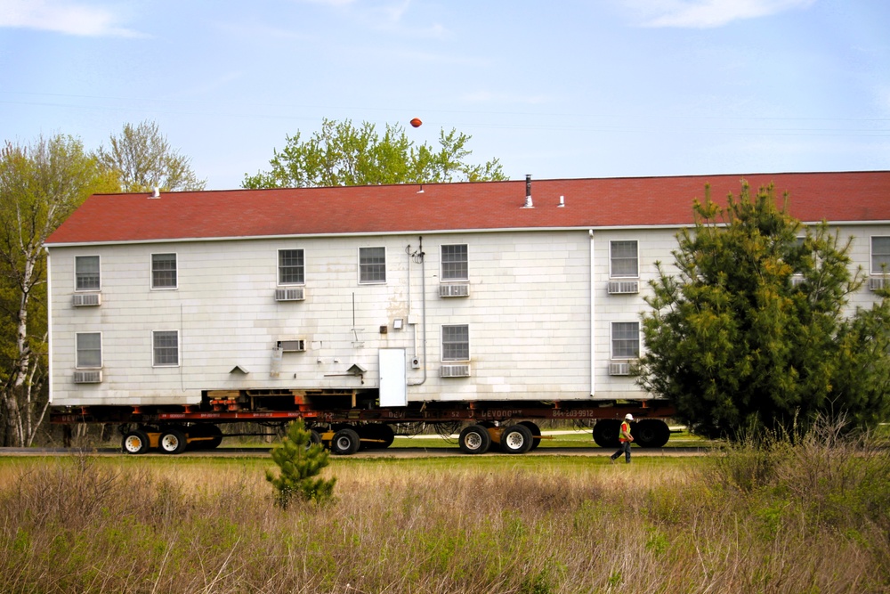 Fifth World War II-era barracks moved at Fort McCoy in May 2025; completes historical effort to save 80-year-old buildings