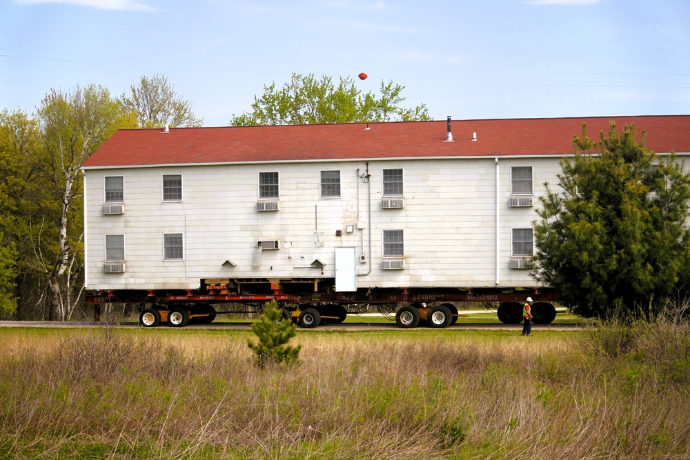 Fifth World War II-era barracks moved at Fort McCoy in May 2025; completes historical effort to save 80-year-old buildings