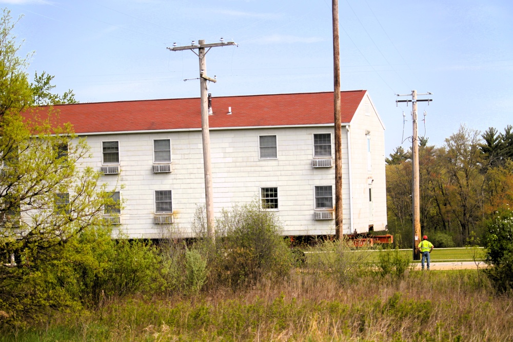 Fifth World War II-era barracks moved at Fort McCoy in May 2025; completes historical effort to save 80-year-old buildings