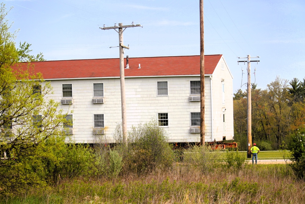 Fifth World War II-era barracks moved at Fort McCoy in May 2025; completes historical effort to save 80-year-old buildings