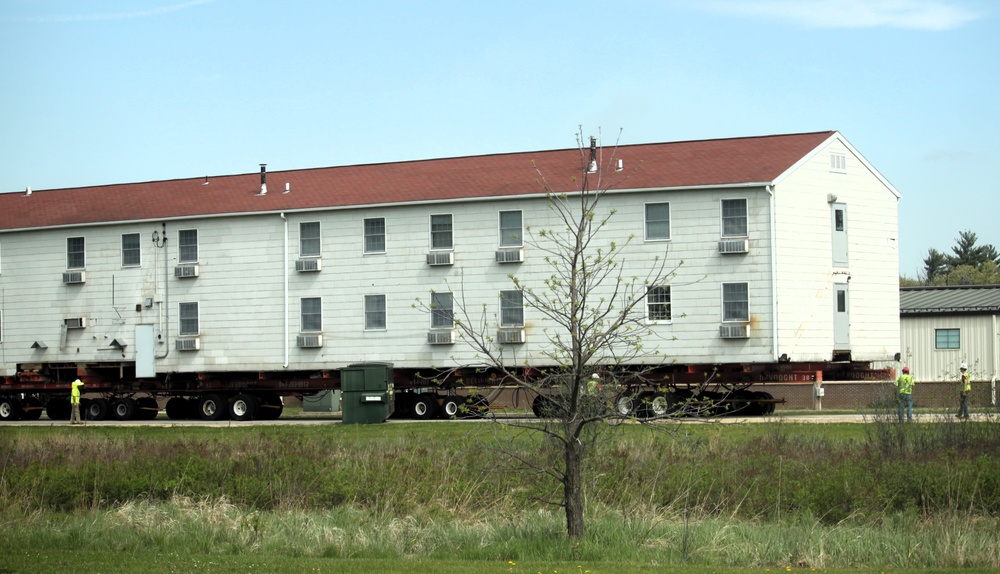 Fifth World War II-era barracks moved at Fort McCoy in May 2025; completes historical effort to save 80-year-old buildings