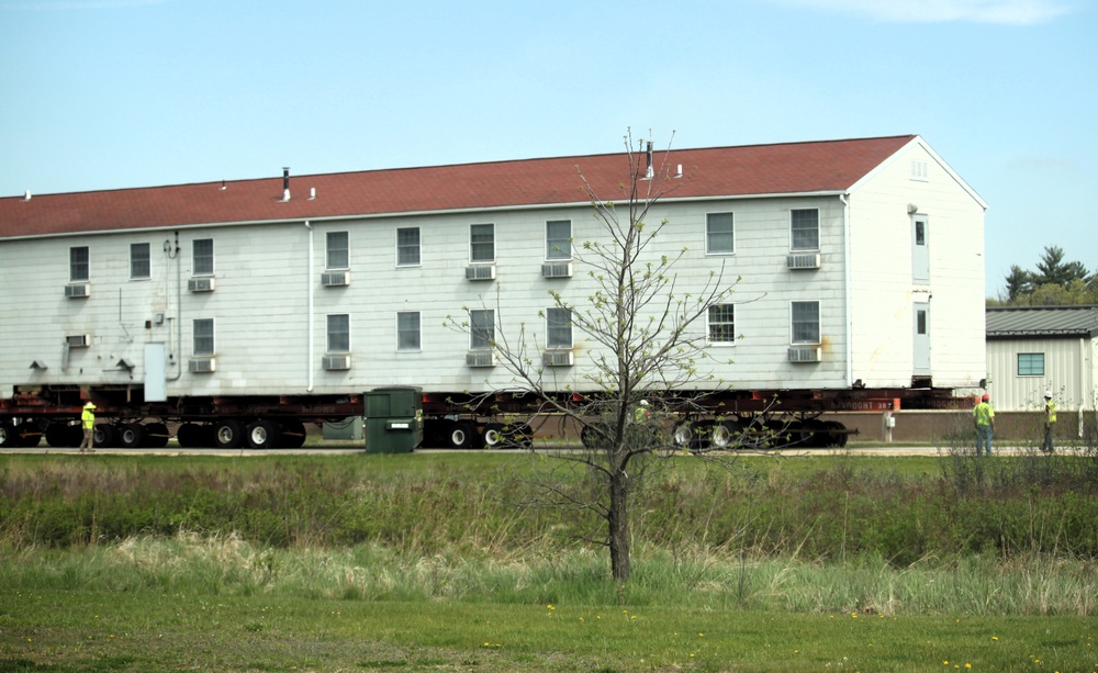Fifth World War II-era barracks moved at Fort McCoy in May 2025; completes historical effort to save 80-year-old buildings