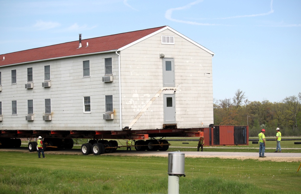 Fifth World War II-era barracks moved at Fort McCoy in May 2025; completes historical effort to save 80-year-old buildings