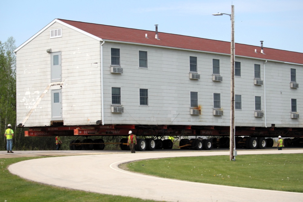 Fifth World War II-era barracks moved at Fort McCoy in May 2025; completes historical effort to save 80-year-old buildings
