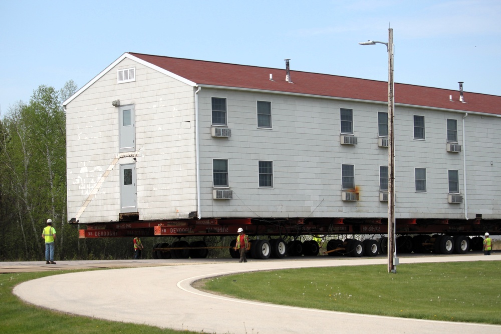 Fifth World War II-era barracks moved at Fort McCoy in May 2025; completes historical effort to save 80-year-old buildings