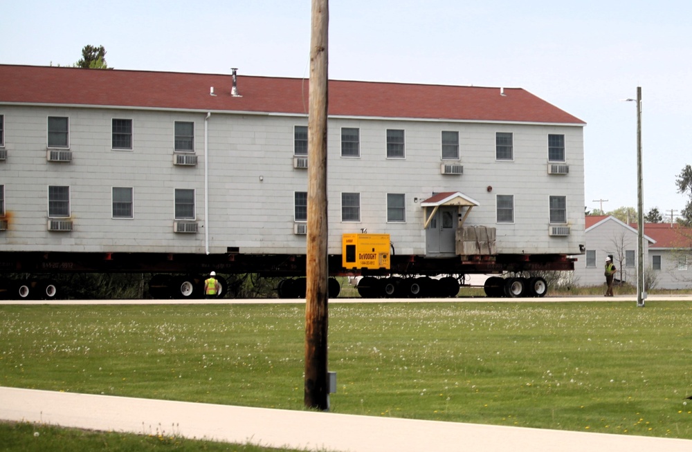 Fifth World War II-era barracks moved at Fort McCoy in May 2025; completes historical effort to save 80-year-old buildings