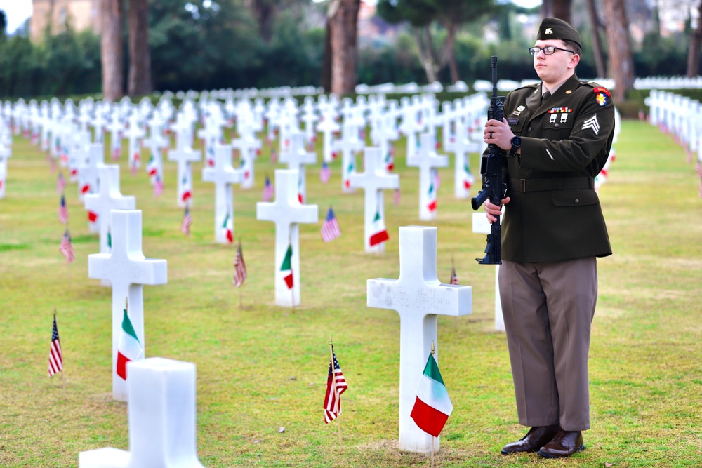 US Army commemorates sacrifice at Sicily-Rome American Cemetery