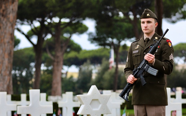 US Army commemorates sacrifice at Sicily-Rome American Cemetery