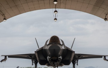 U.S. Marine Corps F-35Bs refuel at Osan Air Base