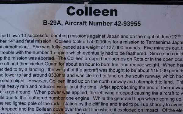 Family of B-29 "Colleen" Captain visits Crash Site for 80th Anniversary