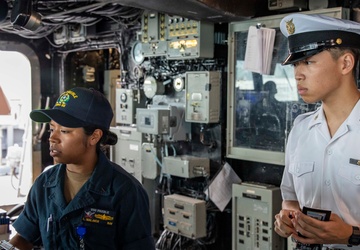 United States Naval Academy Exchange Student Tours USS Preble